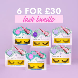 Budget Deal - Pick Any 6 Lashes - Unicorn Cosmetics