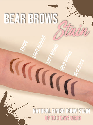 Bear Brow Stain in Shade Blue Black- Natural Brow Stain
