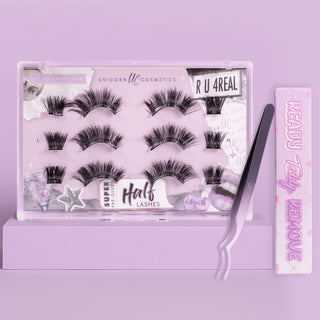 R U 4 REAL Super Pre-Glued Half Strip Lash Starter Kit - Unicorn Cosmetics
