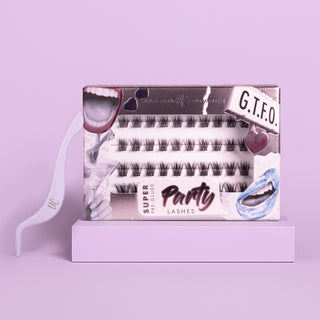 Super Pre-Glued Lashes + Tweezer Duo - Unicorn Cosmetics
