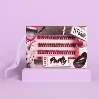 Super Pre-Glued Lashes + Tweezer Duo - Unicorn Cosmetics