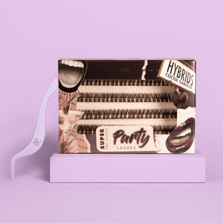 Super Pre-Glued Lashes + Tweezer Duo - Unicorn Cosmetics