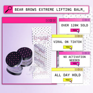 Bear Brows Balm + Duo Ended Comb - Unicorn Cosmetics