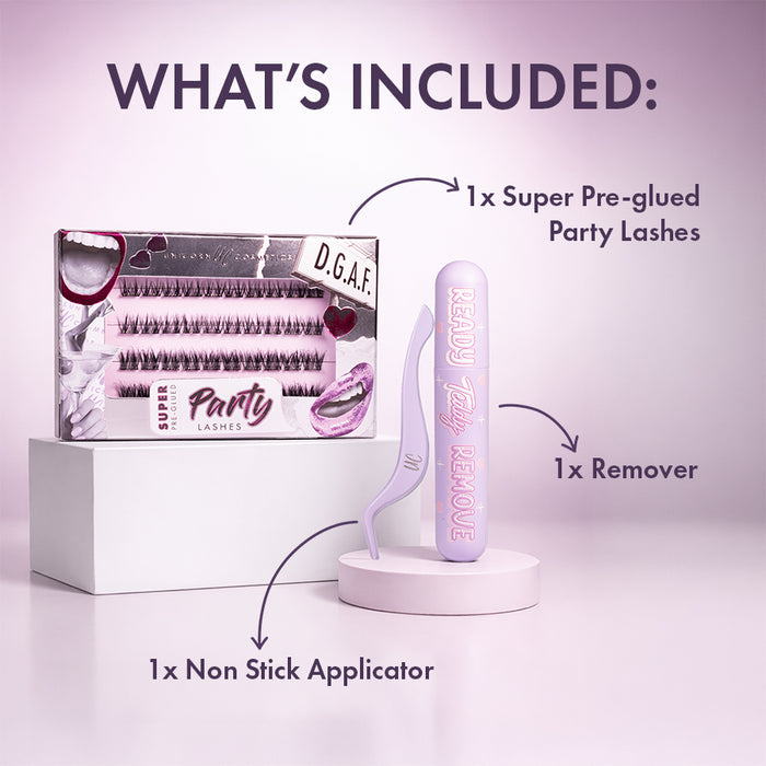 D.G.A.F Super Pre-Glued Lash Starter Kit - Unicorn Cosmetics