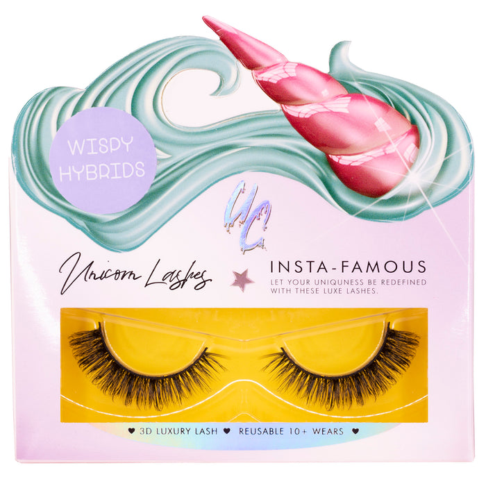 Russian Wispy Hybrids Strip Unicorn Lashes - Unicorn Cosmetics