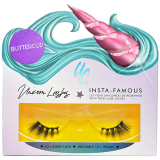 Buttercup Faux Mink Corner Strip Unicorn Lashes - Unicorn Cosmetics